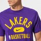 Férfi póló NIKE PÓLÓ LAL M NK DF ES PRT GPX SS TEE NBA da5925-547 szín: lila