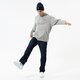 Férfi pulóver LEVI'S PULÓVER KAPUCNIS RELAXED GRAPHIC PO 38479-0138 szín: szürke