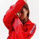 Női pulóver ADIDAS PULÓVER TRACKTOP PB gn6982 szín: piros