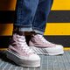 Női tornacipők CONVERSE CHUCK TAYLOR ALL STAR LIFT NEW 571623c szín: rózsaszín