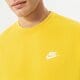 Férfi pulóver NIKE PULÓVER SPORTSWEAR CLUB FLEECE bv2662-709 szín: sárga