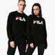 Női pulóver FILA PULÓVER PURE CREW SWEAT U 681091002 szín: fekete