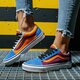 Női tornacipők VANS UA OLD SKOOL vn0a4bv516v1 szín: lila