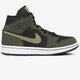 Női sportcipők WMNS AIR JORDAN 1 MID  bq6472-030 szín: zöld