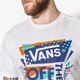 Férfi póló VANS PÓLÓ SS STENCILED II v00wbzm7a szín: fehér