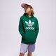 Gyerek pulóver ADIDAS PULÓVER KAPUCNIS TREFOIL HOODIE BOY ib9984 szín: zöld