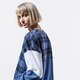 Női pulóver NIKE PULÓVER W NSW TOP LS PLAID bv4674-469 szín: sötétkék