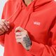 Női pulóver VANS PULÓVER KAPUCNIS WM FLYING V BF FT HOODIE HOT CORAL vn0a5ar4lm31 szín: narancssárga