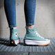 Női tornacipők CONVERSE RUN STAR HIKE 172726c szín: zöld