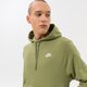 Férfi pulóver NIKE PULÓVER KAPUCNIS SPORTSWEAR CLUB FLEECE bv2654-334 szín: khaki