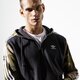 Férfi pulóver ADIDAS PULÓVER CAMO FZ HOODY dv2019 szín: fekete