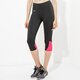 Női nadrágok UNDER ARMOUR LEGGINGS FLY BY RUN CAPRI 1271531003 szín: fekete