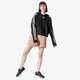 Női pulóver ADIDAS PULÓVER CROPPED HOODIE BLK cy4766 szín: fekete