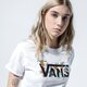 Női póló VANS PÓLÓ WM GREENHOUSE WHITE vn0a4doewht1 szín: fehér