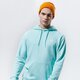 Férfi pulóver ADIDAS PULÓVER KAPUCNIS ESSENTIAL HOODY gn3391 szín: kék
