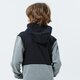 Gyerek pulóver JORDAN PULÓVER CIPZÁRAS KAPUCNIS JUMPMAN AIR FLEECE FZ 957583-k6n szín: szürke