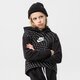 Gyerek pulóver NIKE PULÓVER KAPUCNIS G NSW FLC AOP HOODIE GIRL dm8231-010 szín: fekete