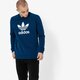 Férfi pulóver ADIDAS PULÓVER TREFOIL CREW ADICOLOR dv1545 szín: kék