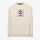 Férfi pulóver TIMBERLAND PULÓVER STACK LOGO SWEAT ISLAND FOSSIL tb0a5zj9cy21 szín: bézs