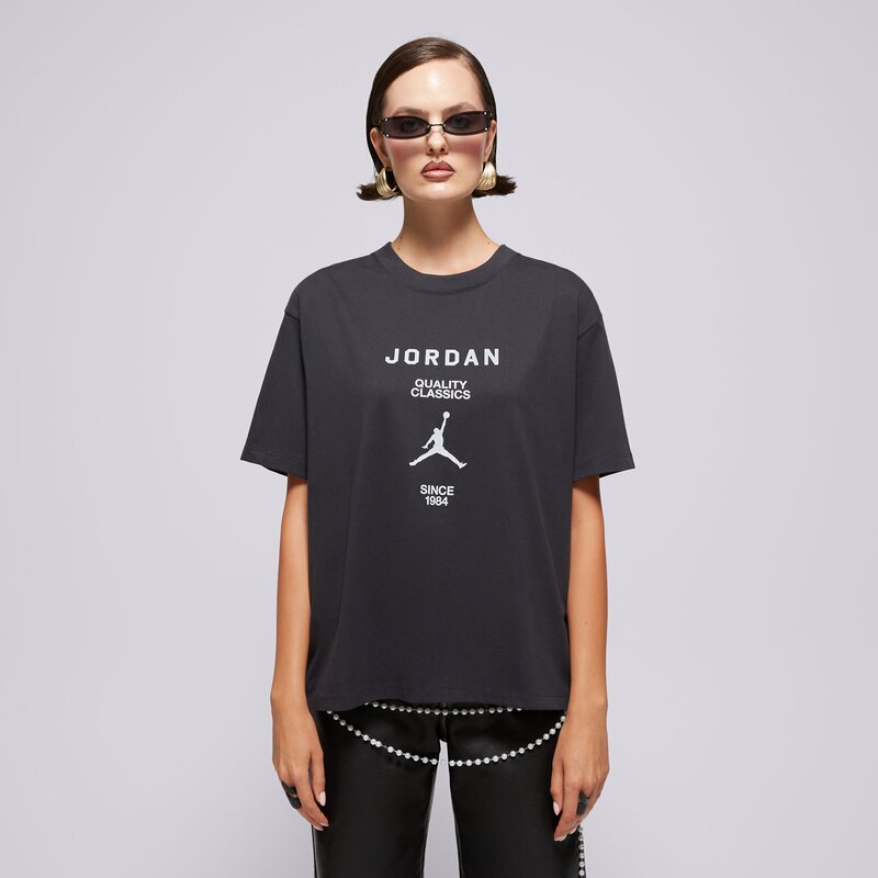 PÓLÓ W JORDAN SS GF GFX TEE JQC OFF NOIR/(SAIL)