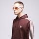 Férfi pulóver ADIDAS PULÓVER KAPUCNIS 3-STRIPES HOODY ii5768 szín: barna