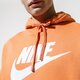 Férfi pulóver NIKE PULÓVER KAPUCNIS SPORTSWEAR CLUB FLEECE bv2973-871 szín: narancssárga