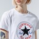 Női póló CONVERSE PÓLÓ CHUCK PATCH NOVA TEE 10017759-a04 szín: fehér