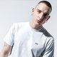 Férfi póló VANS PÓLÓ MN LEFT CHEST LOGO TEE ASH HEATHER/HELIOTROPE vn0a3czeyky1 szín: szürke