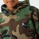 Gyerek pulóver JORDAN PULÓVER KAPUCNIS ESSENTIALS CAMO PO BOY 95a717-e4f szín: khaki