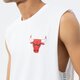 Férfi póló NEW ERA TANK NBA LOGO TAPING SLESS BULLS CHICAGO BULLS WHI 13083913 szín: fehér