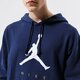 Férfi pulóver JORDAN PULÓVER KAPUCNIS M J JMPMN FLC PO HOODIE da7192-410 szín: sötétkék