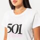 Női póló LEVI'S PÓLÓ THE PERFECT TEE 17369-1921 szín: fehér