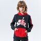 Gyerek pulóver JORDAN PULÓVER KAPUCNIS JUMPMAN CLASSICS III PO 957422-023 szín: fekete