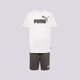 Gyerek póló PUMA PÓLÓ/SHORTS TS SET 67167002 szín: fehér