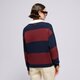 Női pulóver LEVI'S PULÓVER IVY LEAGUE STRIPED SWEATER REDS a8504-0001 szín: bordó