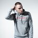 Férfi pulóver CHAMPION PULÓVER KAPUCNIS LOGO HOODY 215496em006 szín: szürke