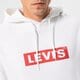 Férfi pulóver LEVI'S PULÓVER KAPUCNIS T3 RELAXD GRAPHIC HOODIE 38821-0113 szín: fehér