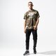 Férfi póló ADIDAS PÓLÓ SS CAMO TEE dv2067 szín: barna