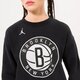 Női pulóver JORDAN PULÓVER BKN W NK FLC CREW CTS STMT NBA do0192-010 szín: fekete