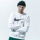 Férfi pulóver NIKE PULÓVER M NSW CREW PRNT PACK BB dd9699-100 szín: fehér