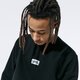 Férfi pulóver VANS PULÓVER SCRATCHED CREW vn0a49jiblk1 szín: fekete