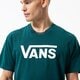 Férfi póló VANS PÓLÓ VANS CLASSIC vn000gggy8m1 szín: zöld