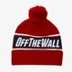 Gyerek téli sapka VANS SAPKA TÉLI OFF THE WALL POM BEANIE vn0a2yr7tn31 szín: piros