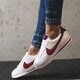 Gyerek sportcipők NIKE CORTEZ BASIC LTR SE (GS) aa3496-100 szín: fehér