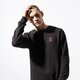 Férfi pulóver CONFRONT PULÓVER ESSENTIAL BLK SWEATSHIRT cf39blm39003 szín: fekete