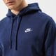 Férfi pulóver NIKE PULÓVER KAPUCNIS SPORTSWEAR CLUB FLEECE bv2654-410 szín: sötétkék