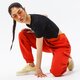 Női nadrágok NIKE NADRÁG W NSW CARGO PANT LOOSE FLC UU dd3607-852 szín: narancssárga