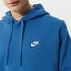 Férfi pulóver NIKE PULÓVER KAPUCNIS NIKE SPORTSWEAR CLUB FLEECE bv2654-407 szín: kék
