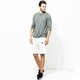 Férfi póló UNDER ARMOUR PÓLÓ LS THREADBORNE UTILITY T NOV 1316202-357 szín: zöld