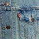 Női átmeneti kabát LEVI'S KABÁT 90S TRUCKER a1743-0135 szín: kék